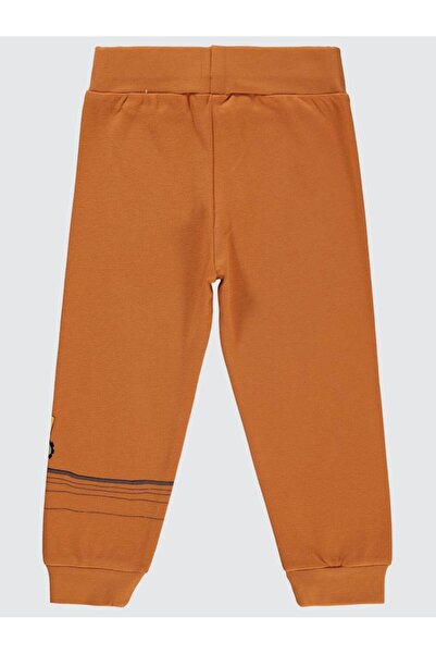 Civil Boys Kepçe Printed 2-5 Years Old Sweatpants - Orange 4-5 Years Old