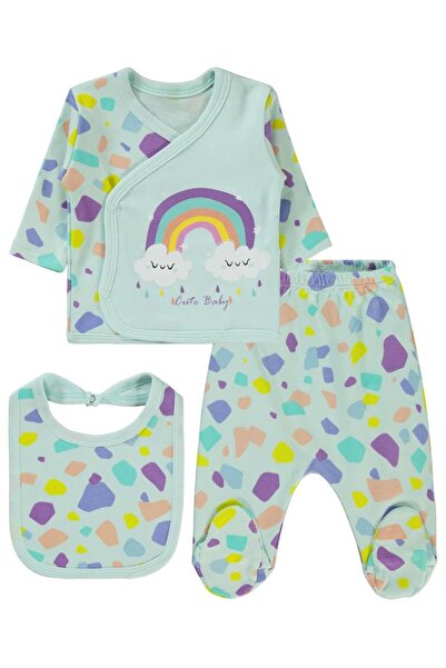 Civil Baby طقم بدلة طفلة بلون النعناع