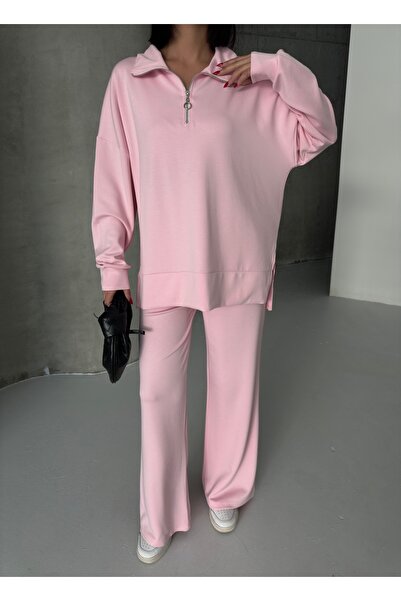 moda paketi Ultra Premium Soft Touch Fermuarlı Takım YENİ SEZON