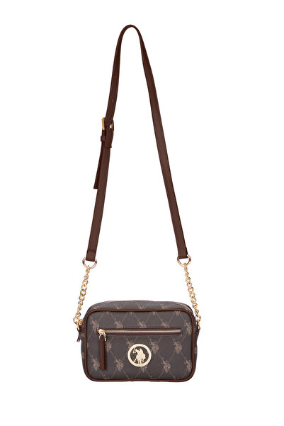 U.S. Polo Assn. Geantă de umăr Kahvedesen pentru femei Us8704 Exclusiv online