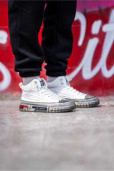 Guja Embos Leather Ankle Length Men's Sneakers