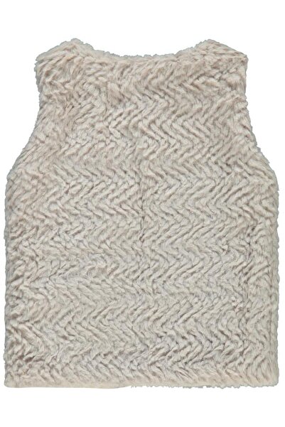 Civil Girls Plush 2-5 Years Old Vest - Beige4-5 Years Old