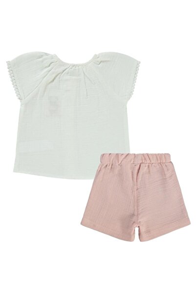 Civil Baby Teddy Bear Embroidered 6-18 Months Set - Ecru12-18 Months