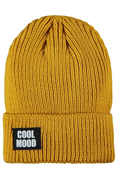 Civil Boys Cool Mood 6-9 Years Old Hat Beanie - Mustard Standard