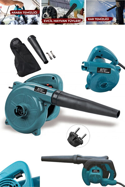 Spech Power Hava üfleme / Emme Makinesi Yaprak Üfleme Körüğü 5000watt