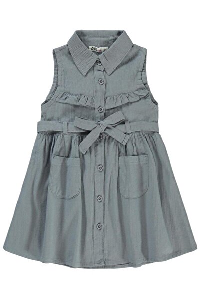 Civil Girls 2-5 Years Old Dress - Gray5-6 Years Old