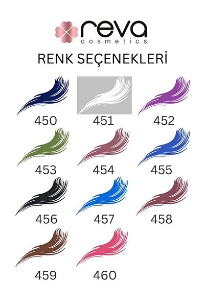 REVA Lash Booster & Full Volume Color Maskara Brown-Tam Hacim & Uzatan Renkli Maskara Kahverengi 459