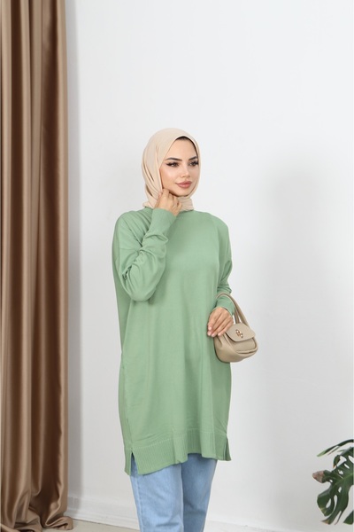 NİSUM MODA Τουνίκ Mercerized με σχισμή