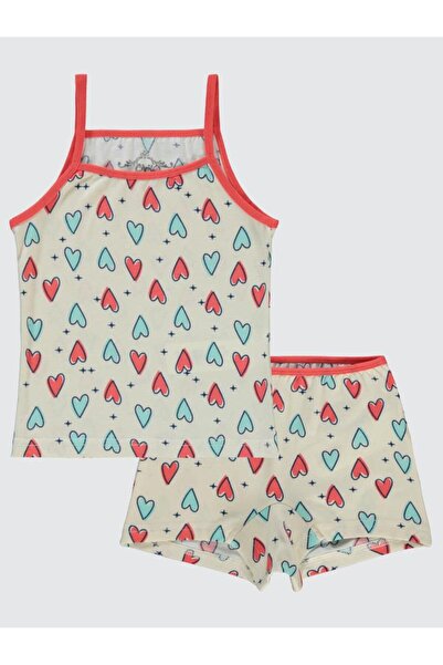 Civil Girls 2-10 Years Old Girl's Underwear Set - Cream