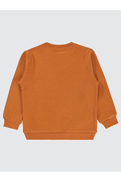 Civil Boys Ooops Baskılı 2-5 Yaş Sweatshirt - Turuncu 2-3 Yaş