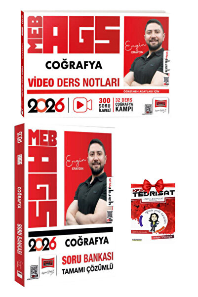 Yargı Yayınları Engin Eraydın | 2026 MEB-AGS Öğretmen Adayları İçin Coğrafya ...