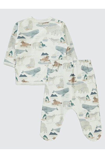 Civil Baby Hibernation Empirme Bodysuit Sets - Ecru 0-1 Month