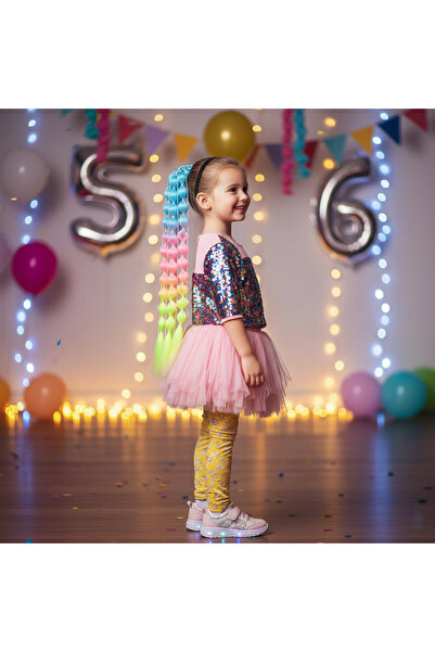 Mina Peruk Balon Örgülü Lastikli At Kuyruğu - ACM20