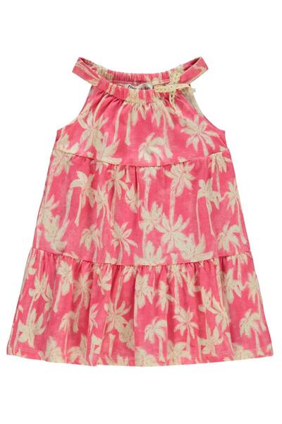 Civil Girls Φόρεμα με σχέδια Pamiye για 2-5 ετών - Ροζ για 5-6 ετών