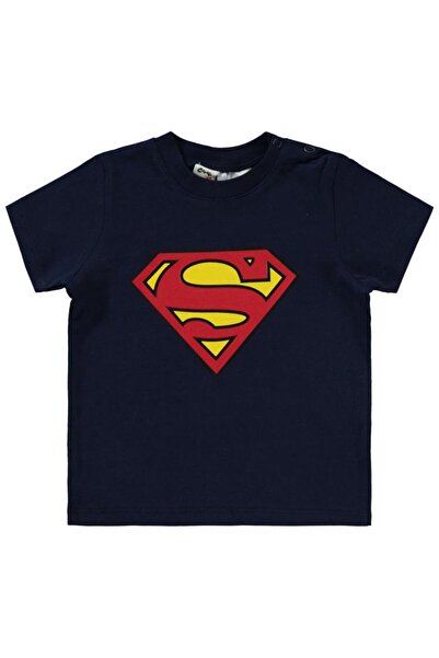 Superman Printed 6-18 Month Set - Navy Blue12-18 Months