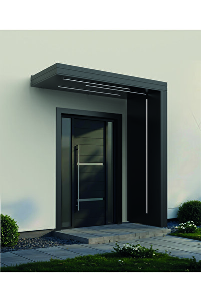 KORRAIN LUX MONO RIGHT-ALÜMİNYUM KAPI ÜSTÜ SUNDURMALIK-DRENAJLI TASARIM-SAĞ