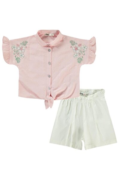 Civil Girls Floral Embroidered Set for Ages 2-5 - Pink2-3 Years