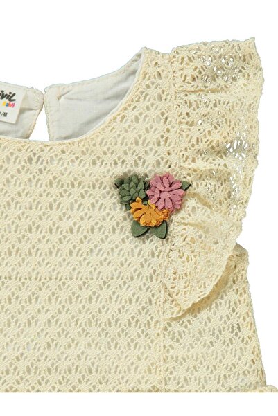 Civil Baby Sleeve Ruffled Lace 6-18 Months Set - Ecru12-18 Months