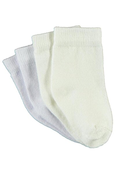 Civil Baby Bamboo Organic Baby Socks Set - White6 Months