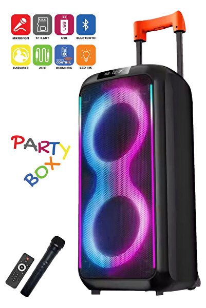 Tastech NDR-1096 BÜYÜK BOY BLUETOOTH HOPARLÖR KABLOSUZ TEKERLEKLİ TAŞINABİLİR...