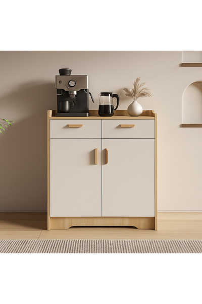 AGD Coffee Corner MDF Coffee Cabinet With Large Storage Capacity For Living Room Or Office 80*40*90c