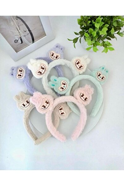 shop Kız Çocuk Labubu Bebek Model Yumuşak Peluş Karışık Renk Taç