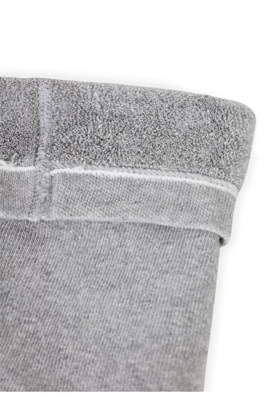 Civil Girls Basic Plain Towel 2-12 Years Old Girls' Pantyhose - Gray 12-13 Years Old