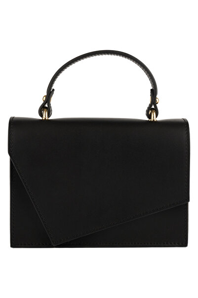 AZZURA Grace bag, 100% natural black leather, 8242