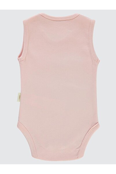 Civil Baby Боди от органичен памук с копчета за 0-18 месеца - розово 12-18 ме...