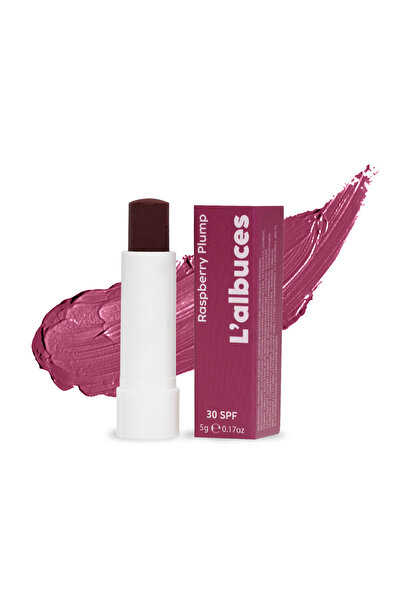 L'albuces Raspberry 30 SPF Plump Lip Balm-Dolgunlaştırıcı Dudak Nemlendiricisi