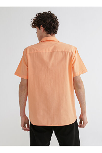 LİMON COMPANY Limon Kısa Kollu Gömlek, S, Somon