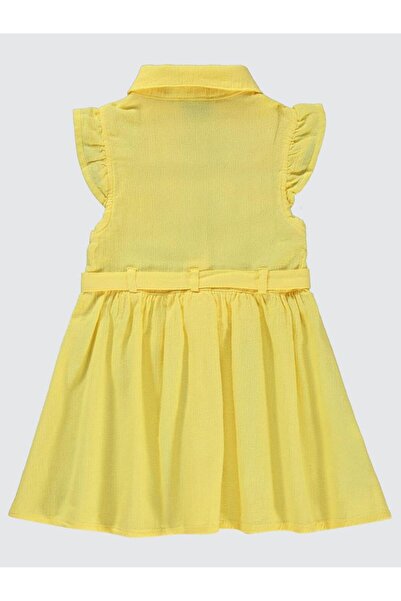 Civil Girls 2-5 Yaş Elbise - Sarı3-4 Yaş