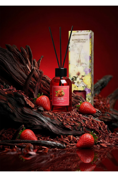 MOUVEMENT 100 Ml Çilek Çubuklu Oda Kokusu – Tatlı Meyve Aroması