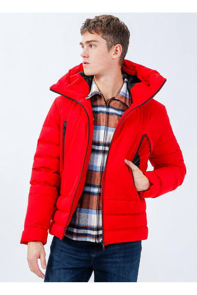 LİMON COMPANY Limon Kırmızı Erkek Mont YEKA