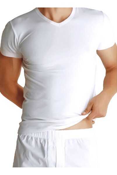 TheDon Чоловіча футболка Don Düz білого кольору 700TDNICG012