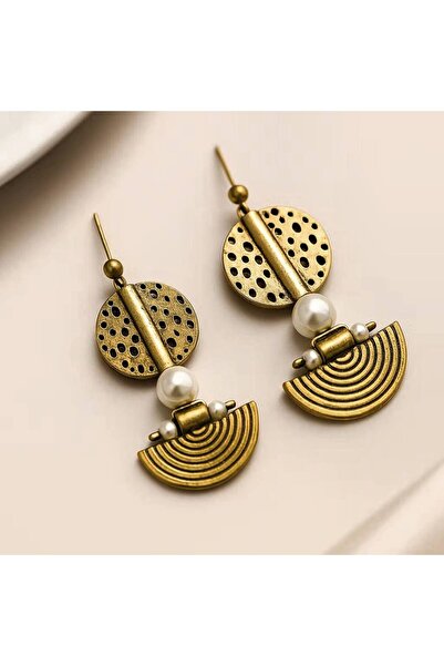 Luxiva أقراط مرصعة باللؤلؤ