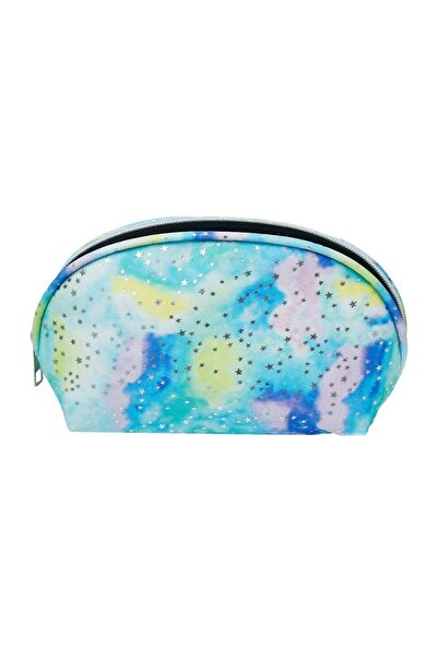 Miniso Oval Kozmetik Çantası - Mavi