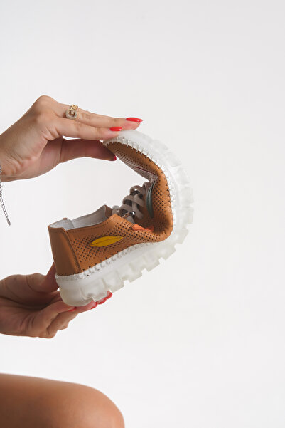 MOKKASHOES أحذية نسائية شابة كاجوال من الجلد الطبيعي، نعل مرن، أحذية للحوامل، نعل مريح