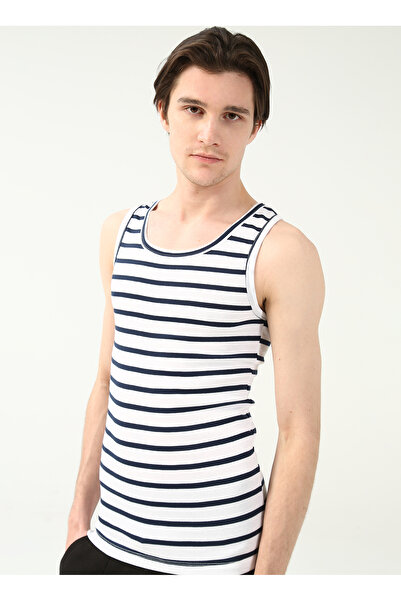 TheDon The Don Beyaz - Siyah Erkek İç Giyim Atlet 100TDNATL007089