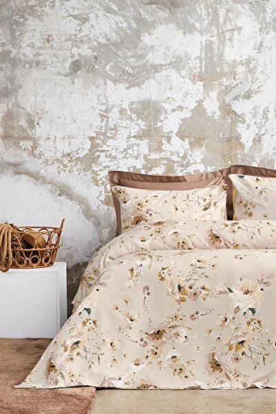 İssimo Home Акі Сатен Двоспальний Комплект Постільної Білизни