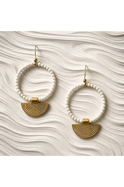 Luxiva أقراط مرصعة باللؤلؤ