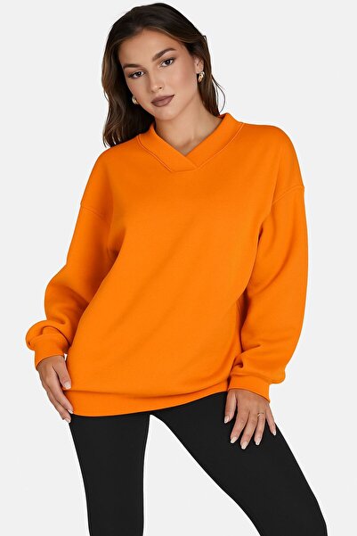 BENROMA ΦΟΥΤΕΡ ΜΕ λαιμόκοψη V-λαιμόκοψη ΜΕ ΛΕΠΤΟΜΕΡΕΙΑ ΜΑΝΙΚΙ