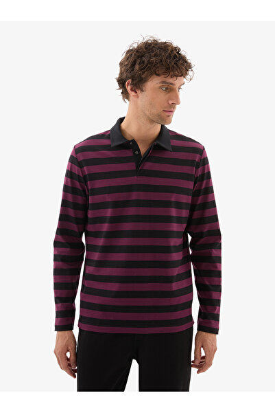 Blackspade Ανδρικό μπλουζάκι με λαιμόκοψη πόλο 40810 - Μαύρο