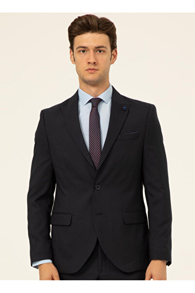 SÜVARİ Normal Bel Regular Fit Lacivert Erkek Takım Elbise TK1000400372