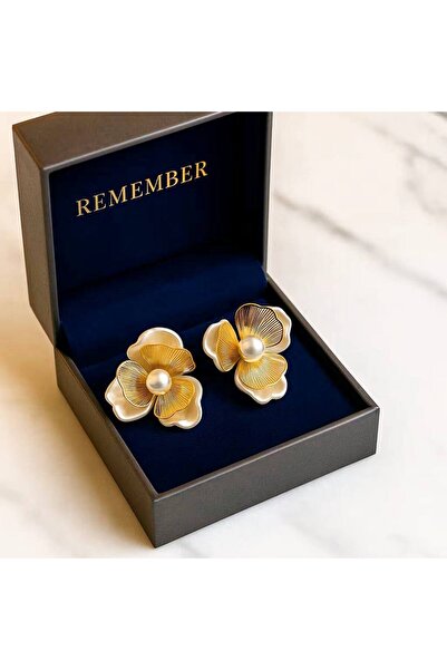 Luxiva أقراط مرصعة باللؤلؤ