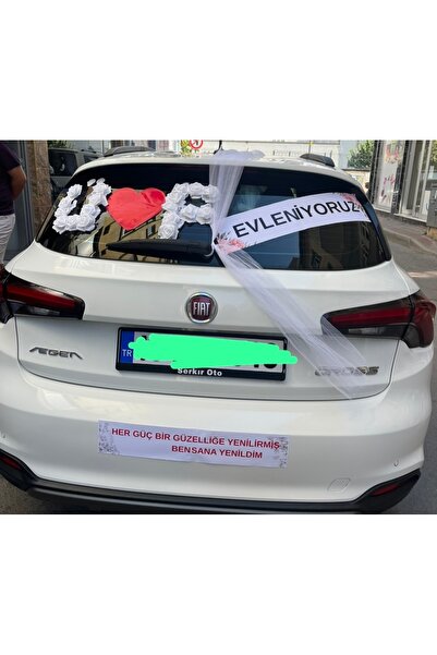 Gelin arabası süs 15 parça