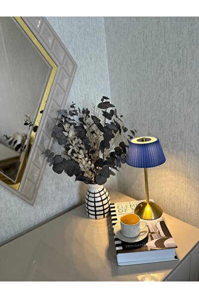 Vesile Atölye Okaliptus Demeti - Şoklanmış Okaliptus Kuru Çiçek (Yeşil)