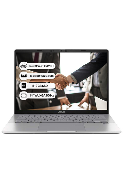 ASUS Vivobook S14 S3407VA-LY015 Intel Core i5 13420H 16GB 512GB SSD Freedos 14" 60Hz WUXGA Taşınabil