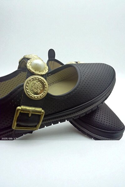 ForYou4 أحذية باليرينا نسائية يومية ذات مقدمة مستديرة ونعل طبي