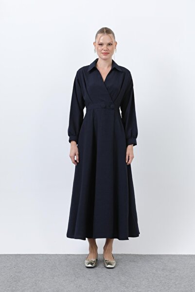 Loreen Rochie de damă cu detaliu cu nasturi-2067